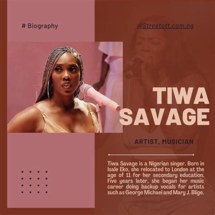 The Biography Of Tiwa Savage