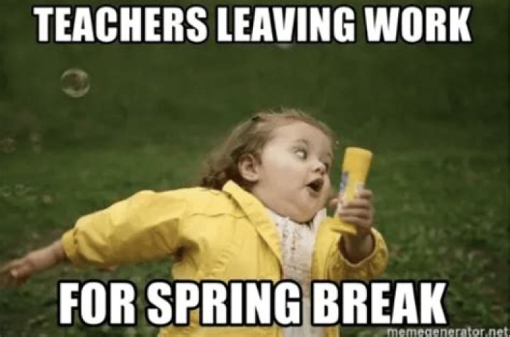 Do Teachers Toil During Spring Break?
