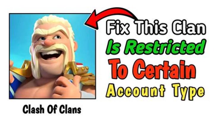 Fixing Clan Restrictions In Clash Of Clans